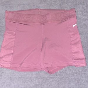 Pink Nike Pro Dry Fit Spandex